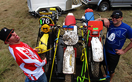 Leaving Crow's nest trailride in 2012.